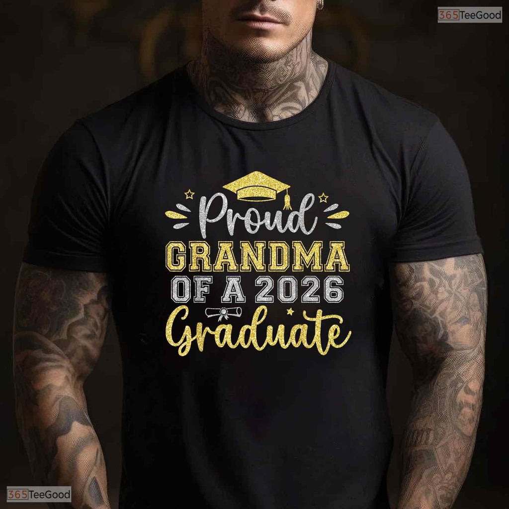 Joyful Proud Grandma Of A 2026 Graduate Senior Graduation Women's T-Shirt