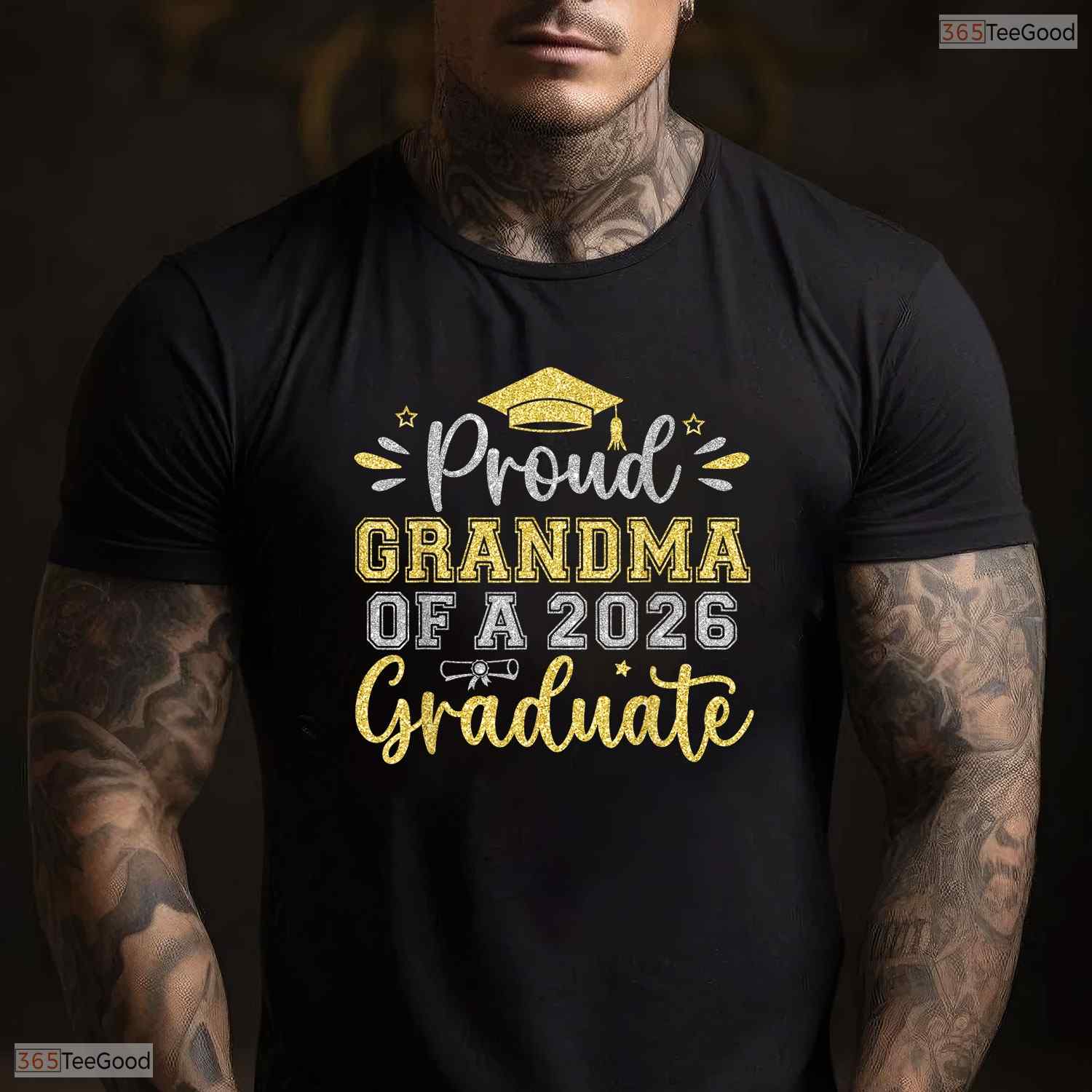Joyful Proud Grandma Of A 2026 Graduate Senior Graduation Women's T-Shirt