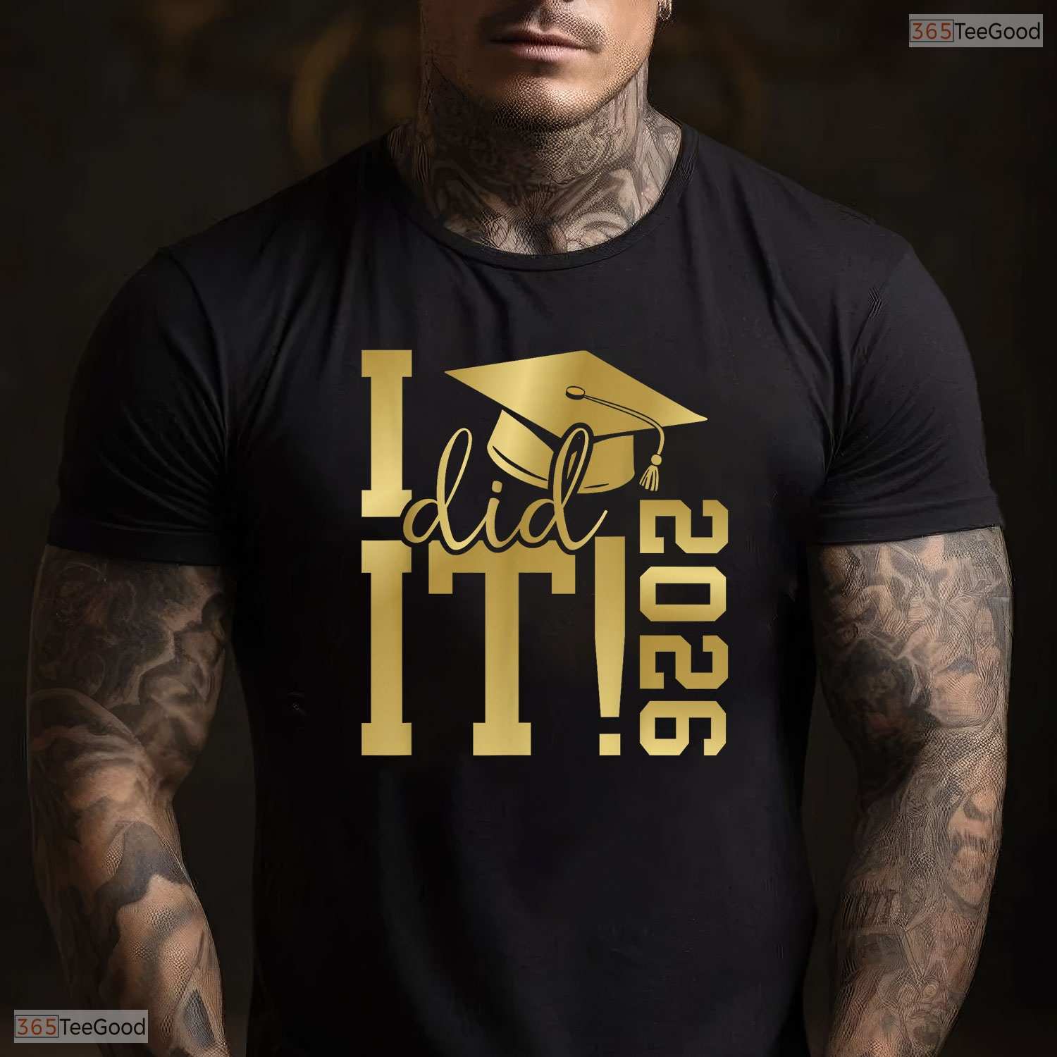 Yes I Did It 2026 Graduate For Class of 2026 Graduation Commemorative T-Shirt