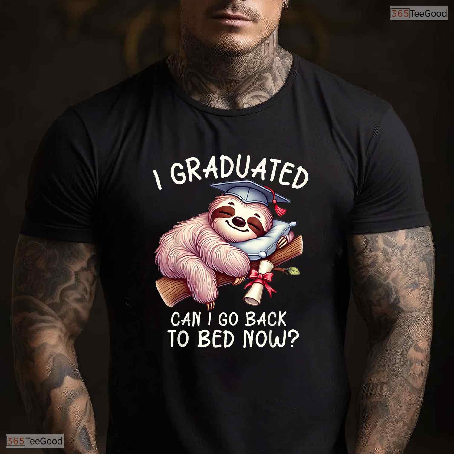 Lazy Student Funny Graduation I Graduated Can I Go Back To Bed Women T-Shirt