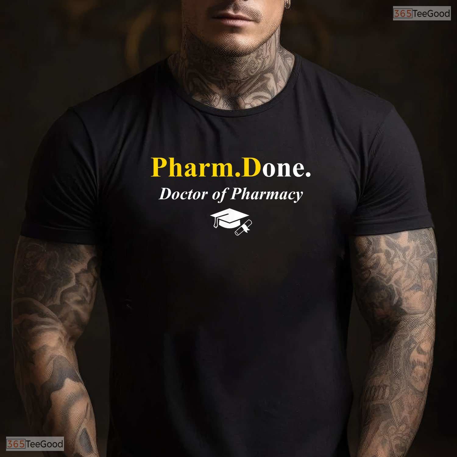 Official Pharm Done I Am Done Doctor Of Pharmacy PharmD Graduation Gift T-Shirt