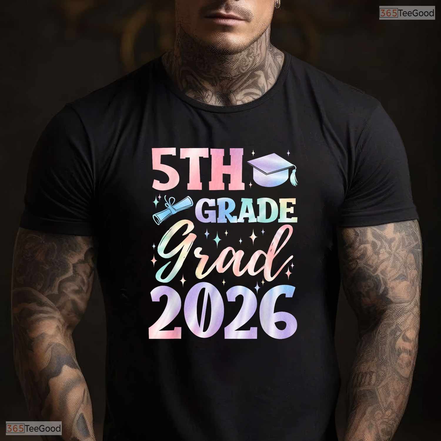 Official 5th Grade Graduation Class 2026 Elementary School Graduate Kids T-Shirt