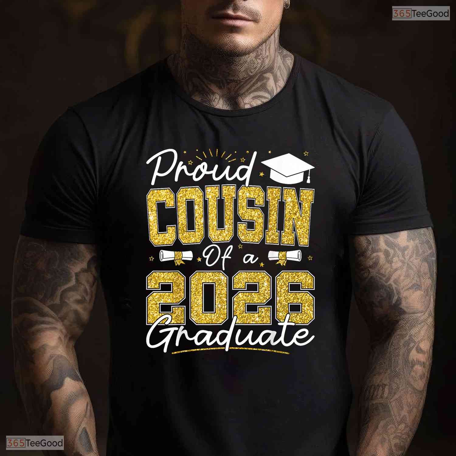 Thrilled Proud Cousin Of A 2026 Graduate Senior 2026 Grad Family Party T-Shirt