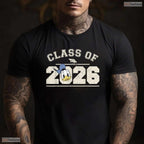 Classic Cartoon Duck Friends Graduation Class Of 2026 Celebration Party T-Shirt