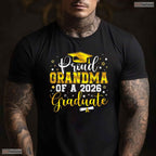 Supportive Proud Grandma Of A Class Of 2026 Graduate Senior Graduation Day T-Shirt