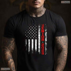 Patriotic Senior Year 2026 American Flag USA Graduation Class Of 2026 T-Shirt