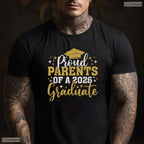 Supportive Parents Senior 2026 Proud Parents Of A 2026 Graduate Family Day T-Shirt