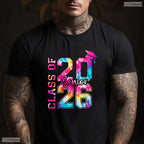 Classic Senior 2026 Class Of 26 High School College Graduation Commemorative Shirt