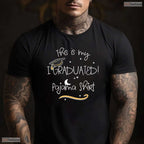 Cozy Graduate This Is My I Graduated Pajama Shirt Funny Graduation Sleep T-Shirt
