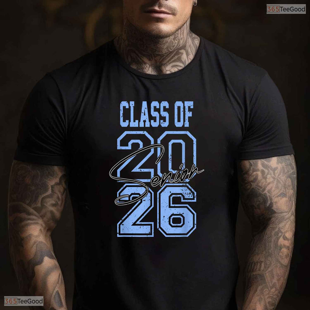 Essential Class Of 2026 Senior Year 2026 Graduation Commemorative Party T-Shirt