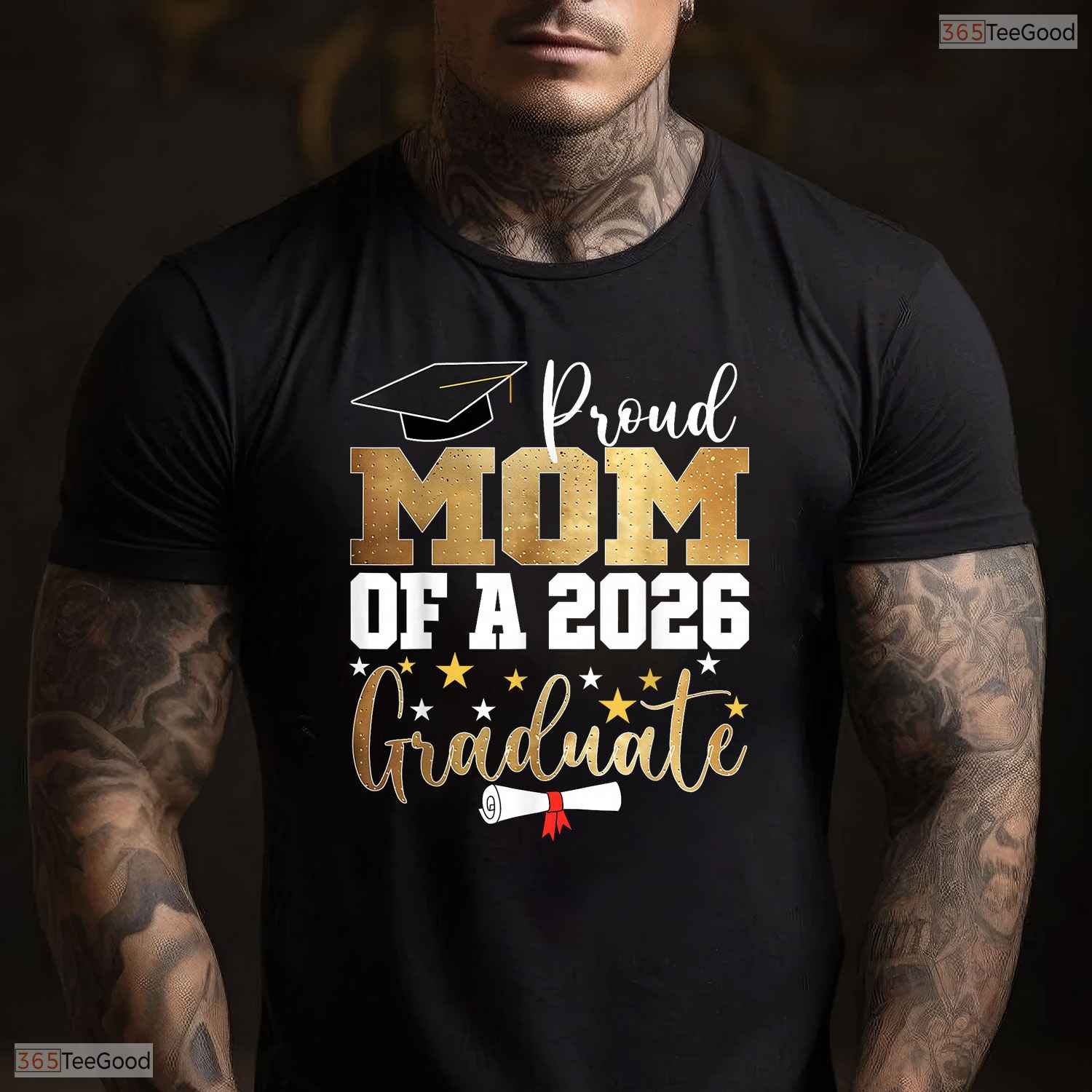 Best Proud Mom Of A 2026 Graduate Mother Graduation 2026 Ceremony T-Shirt