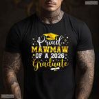 Loving Proud Mawmaw Of A Class Of 2026 Graduate Senior Graduation Ceremony T-Shirt