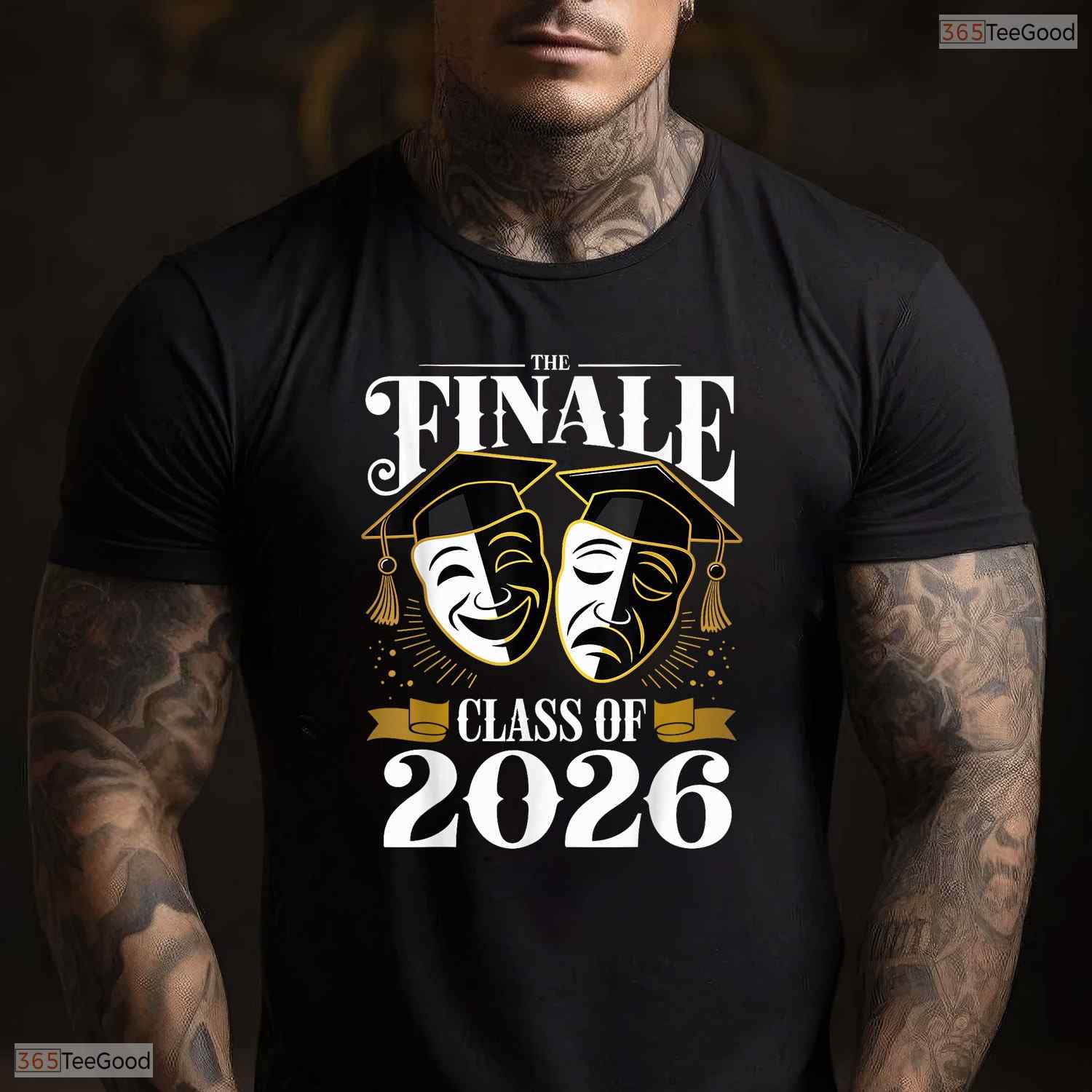 Dramatic The Finale Class Of 2026 Theater Drama Senior Graduation Performance T-Shirt