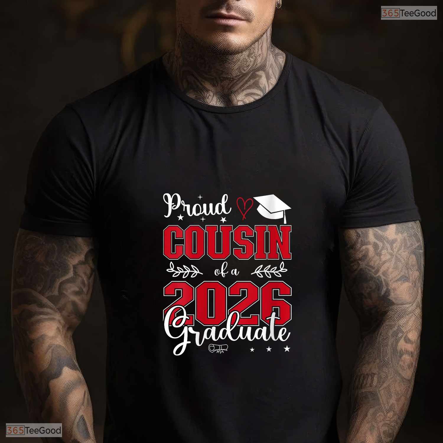 Women's Proud Cousin Of A Class Of 2026 Graduate For Graduation V-Neck Family T-Shirt