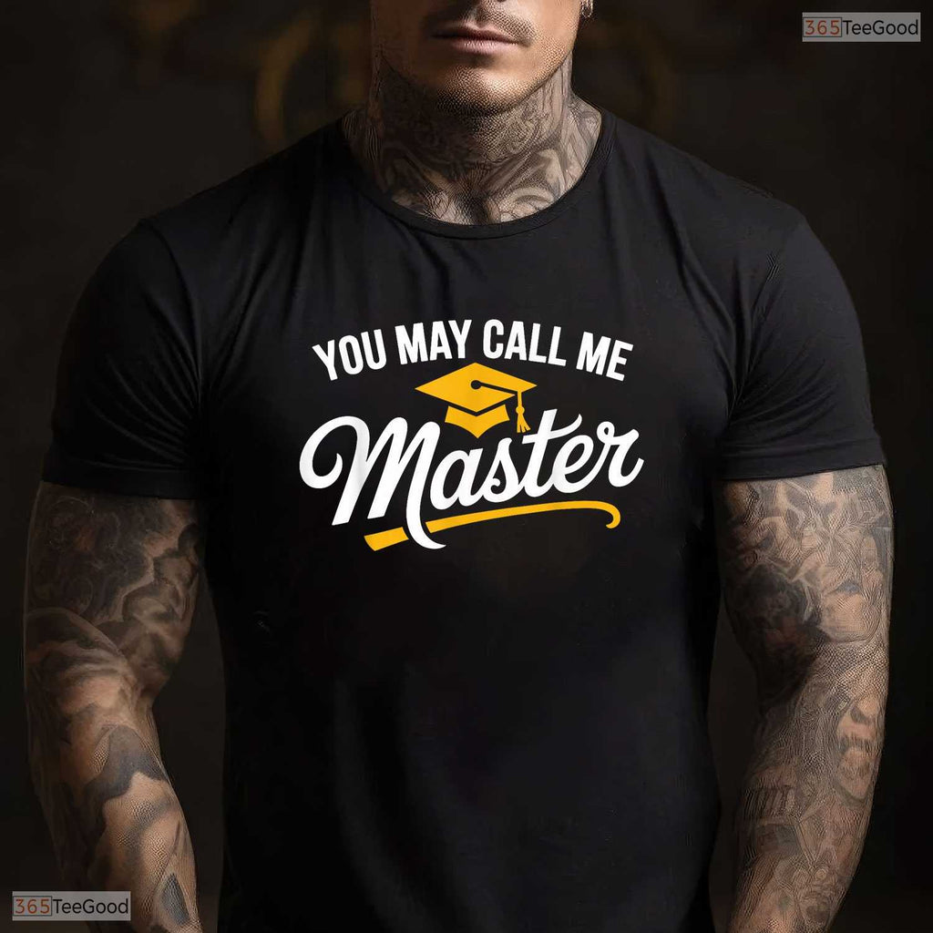 Official Masters Degree Graduation University Graduate Achievement Celebration T-Shirt