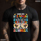 Fun Goodbye 5th Grade Last Day Of School Graduation To 6th Grade Transition T-Shirt