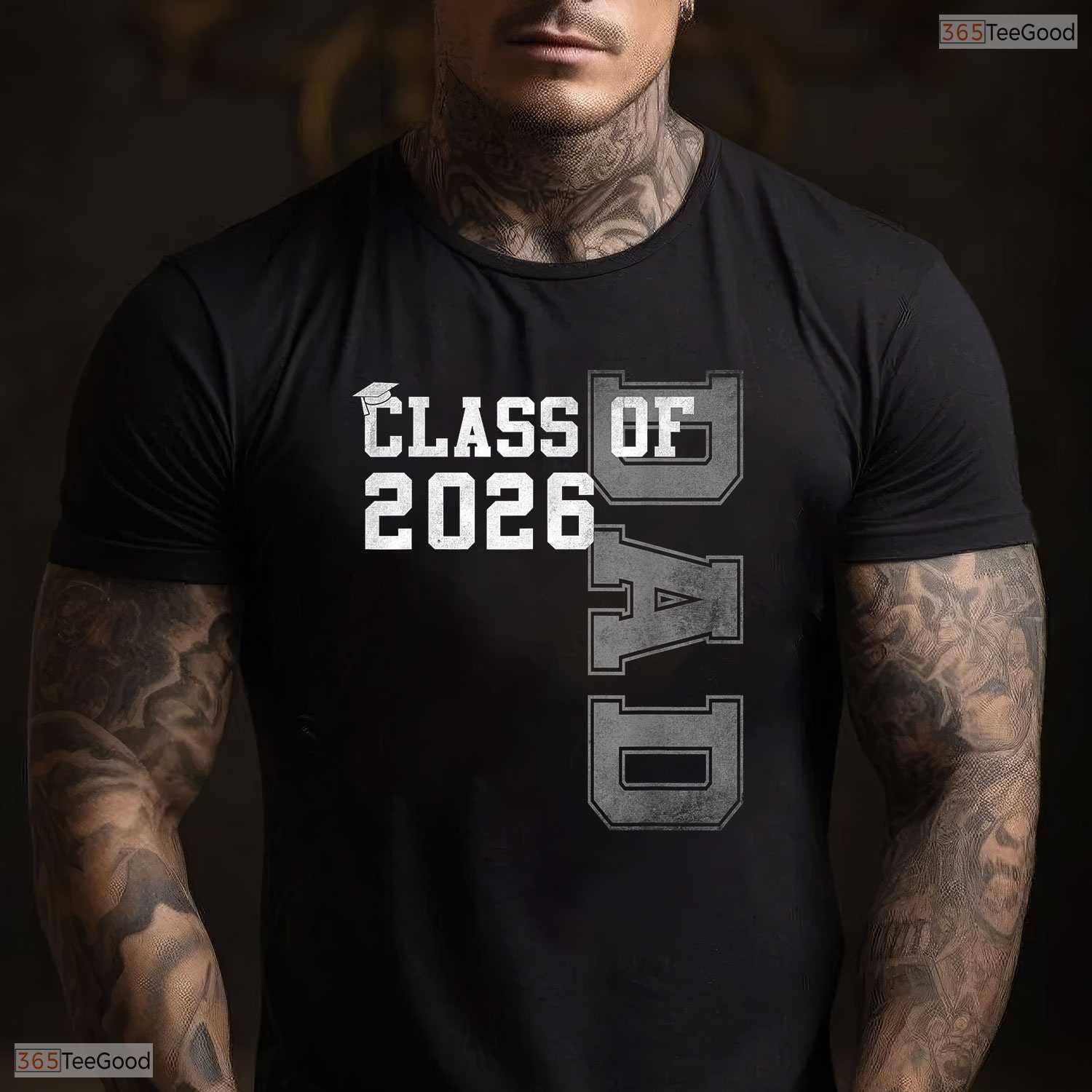 Proud Dad Of A 2026 Graduate Father Of High School Senior Graduation Party Shirt