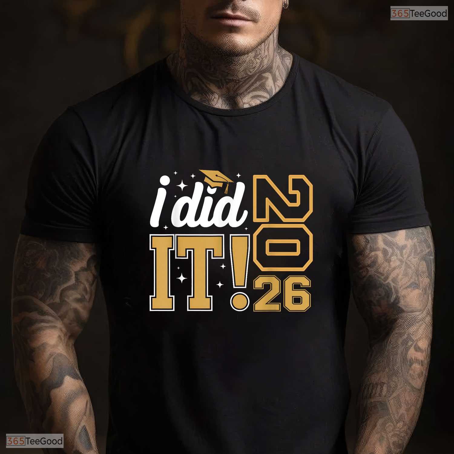 I Did It Class Of 2026 Graduate Senior High School College Graduation Party T-Shirt