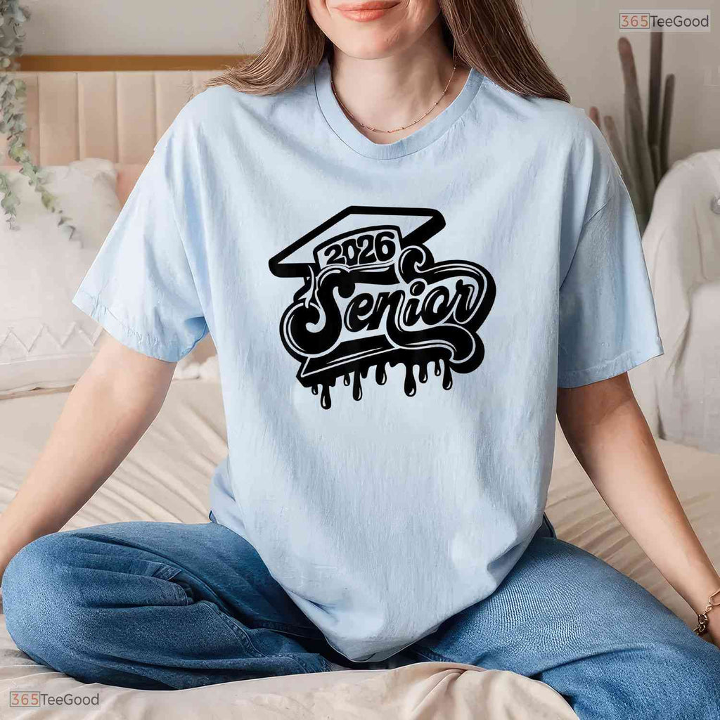 Stylish Cool Senior 2026 Design Graduation Shirt For Him Her And Graduates