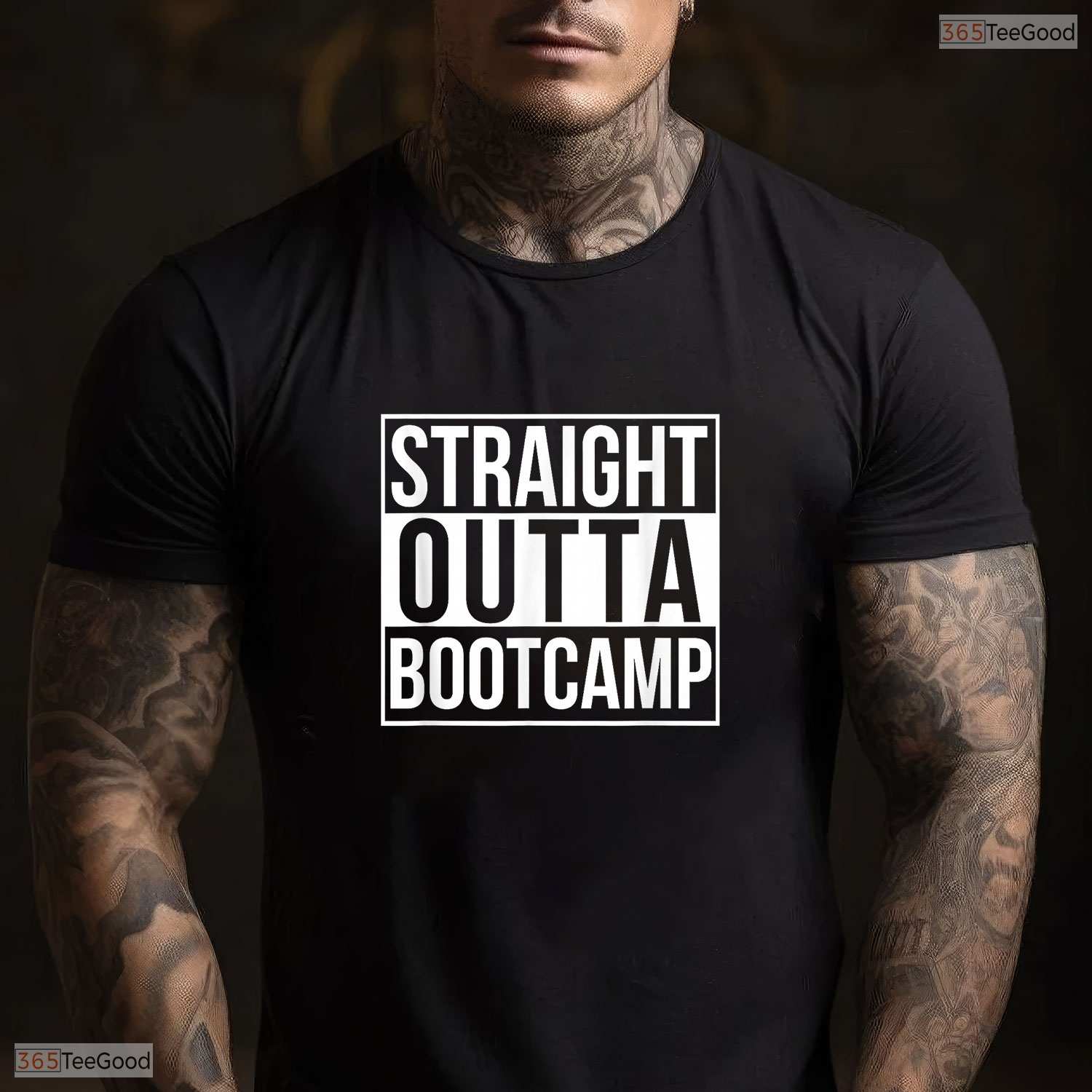 Straight Outta Bootcamp Graduation 2026 Proud Military Training Family Shirt