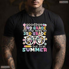Goodbye 2nd Grade Hello 3rd Grade But First Summer Kids Graduation T-Shirt