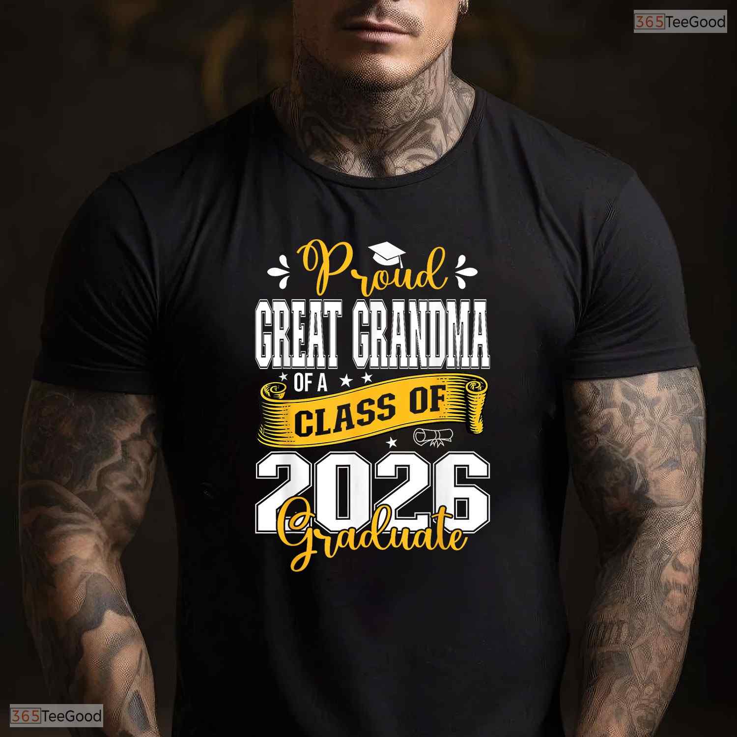 Proud Great Grandma Of A Class Of 2026 Graduate Senior Ceremony Family Shirt