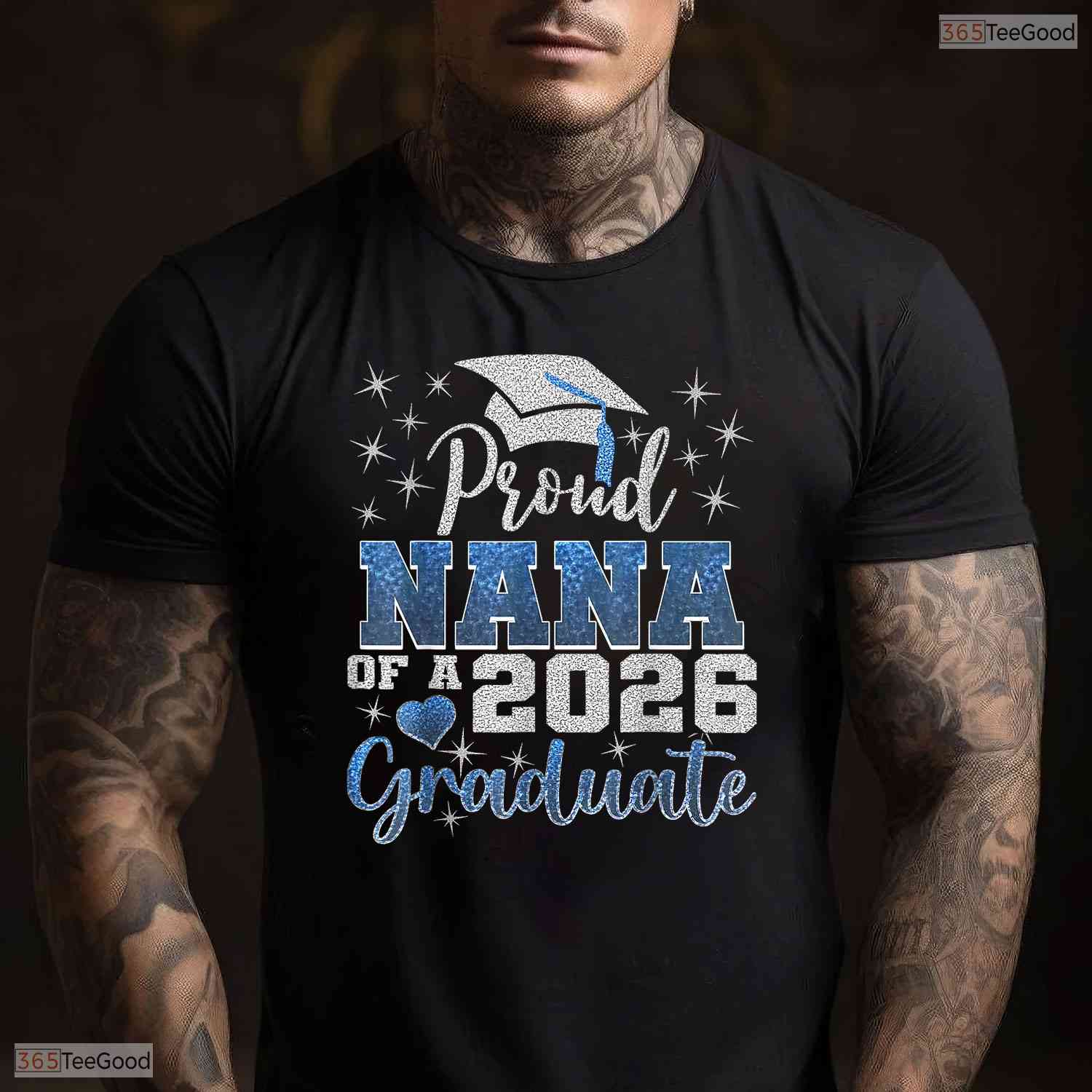 Proud Nana Of A Class Of 2026 Graduate Senior Matching Family Ceremony Shirt
