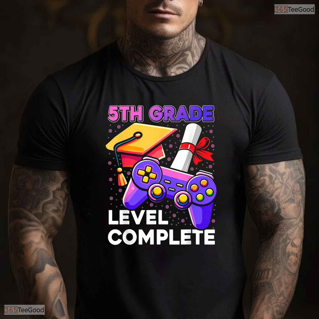 5th Grade Level Complete Graduation Gifts End Of Elementary School T-Shirt