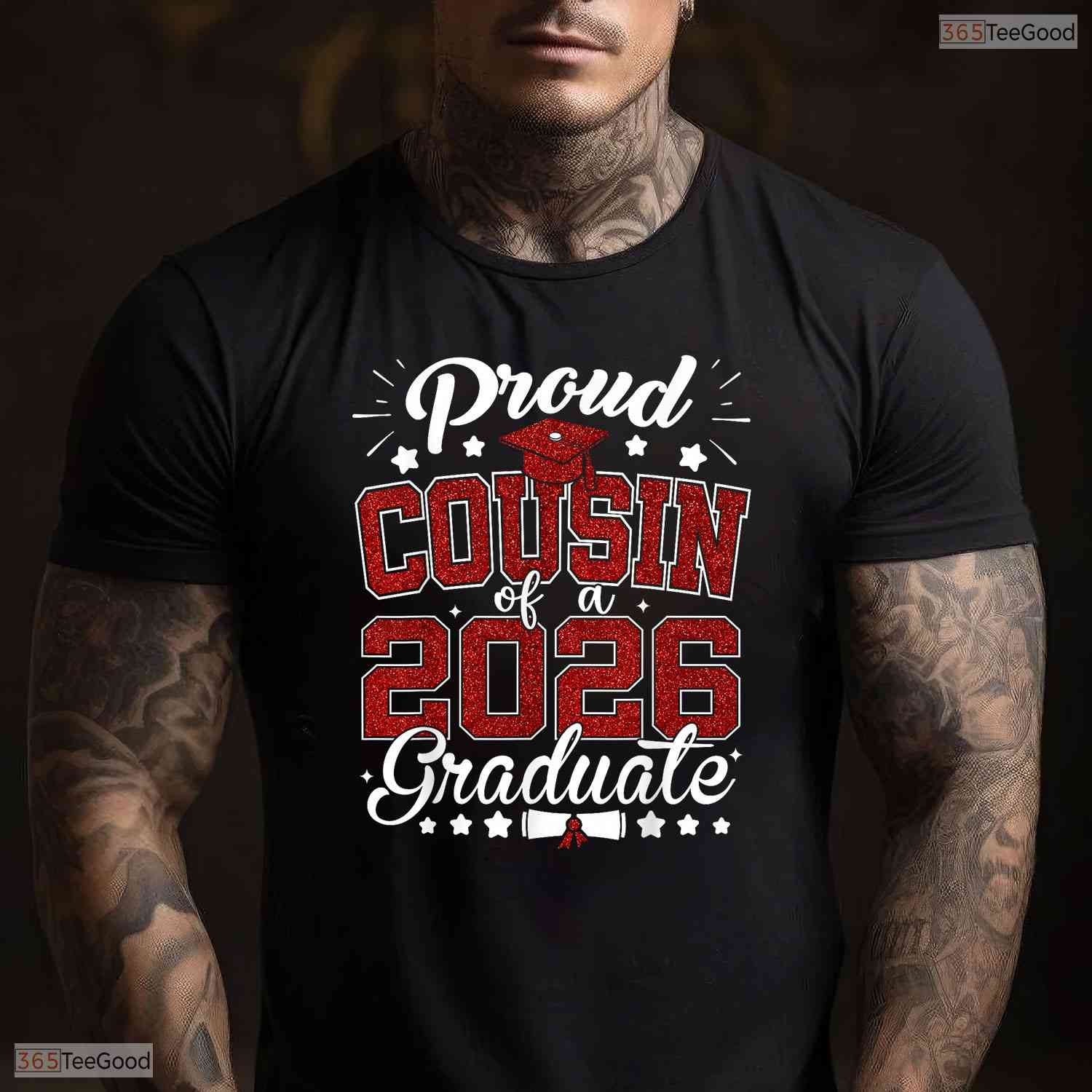 Matching Proud Cousin Of A 2026 Graduate Senior 2026 Graduation Day T-Shirt