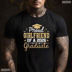 Proud Girlfriend Of A Class Of 2026 Senior Graduate High School Party T-Shirt