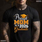 Beautiful Proud Mom Of A 2026 Graduate Class of 2026 Graduation Day T-Shirt