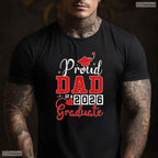 Proud Dad Of A 2026 Graduate Senior Class Ceremony Matching Family Party T-Shirt