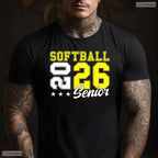 Softball Senior Night 2026 Class Of 2026 Graduation Sports Team Player T-Shirt