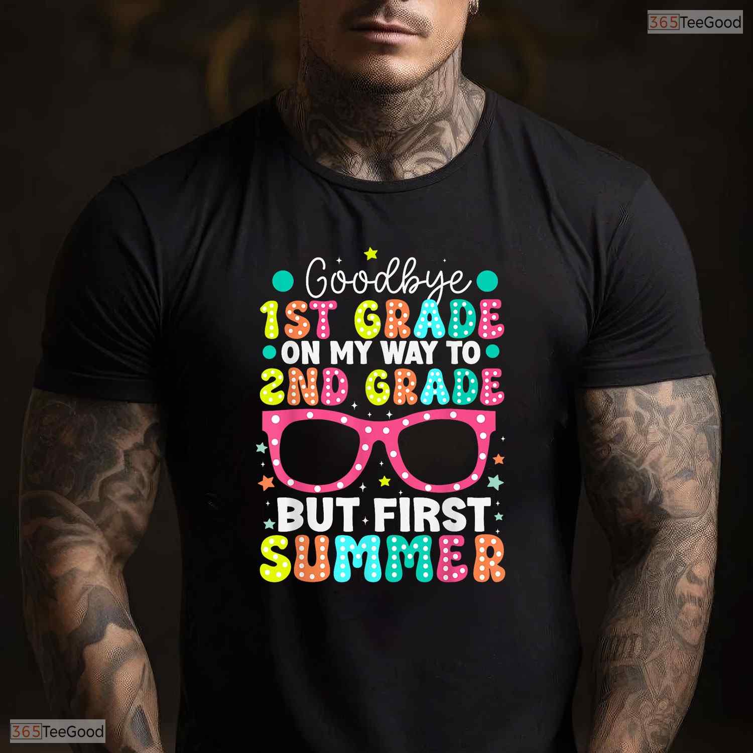 Goodbye 1st Grade Hello 2nd Grade First Summer Break Youth Graduation T-Shirt
