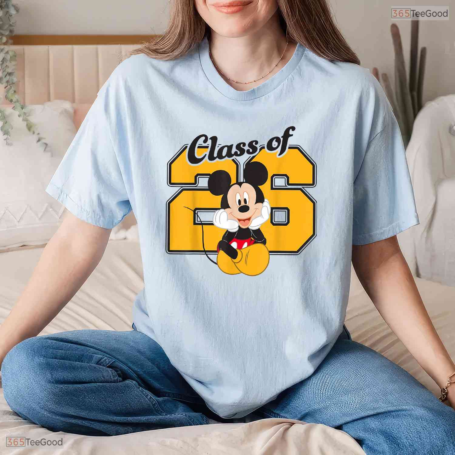 Magical Theme Cartoon Mouse Graduation Class of 26 Senior Celebration Shirt