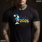 Cute Classic Mouse Ears Graduation Class Of 2026 New Grad Celebration T-Shirt