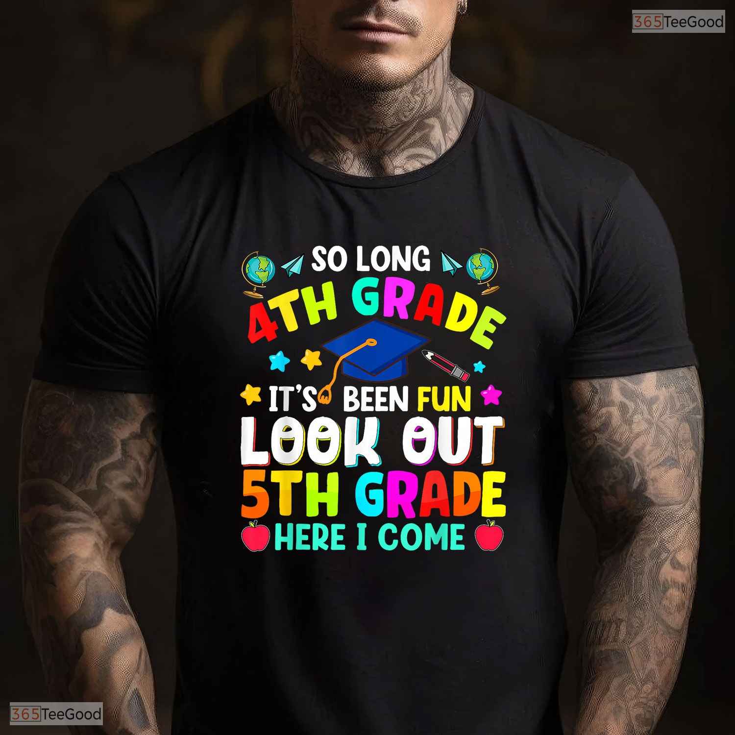 So Long 4th Grade Graduation Elementary School Graduate Teacher Kids T-Shirt