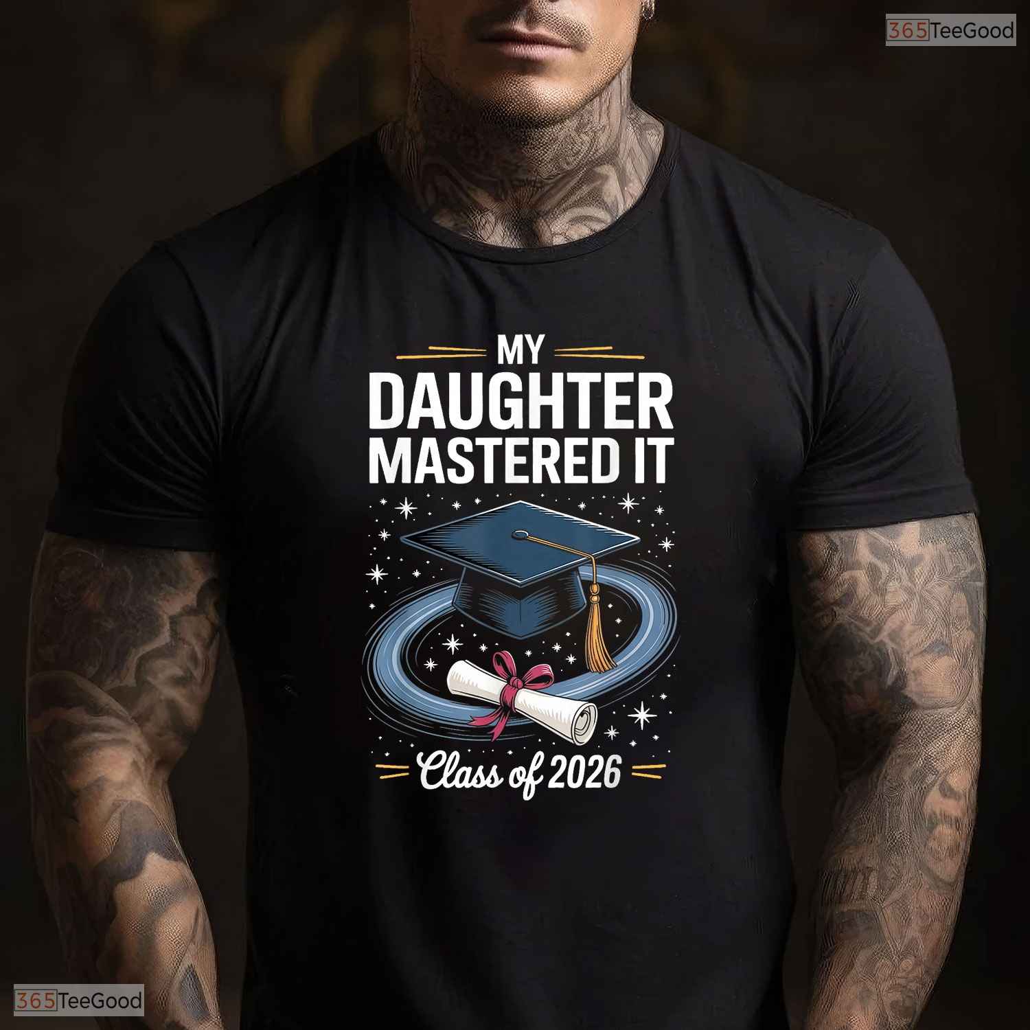 My Daughter Mastered It Masters Degree Class Of 2026 Graduation T-Shirt