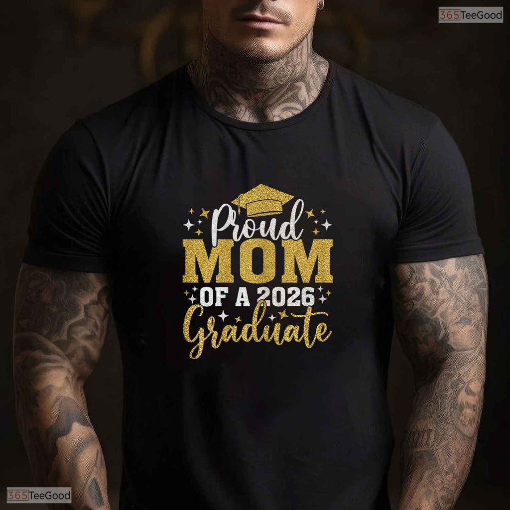 Done 2026 Senior Proud Mom Of A High School Graduate Celebration Party Shirt