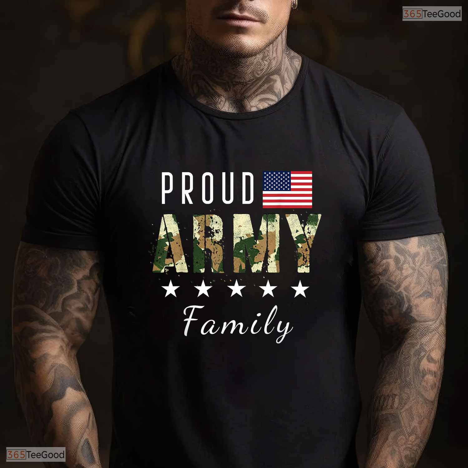 Proud Military Family Army Graduation Ceremony Mom Dad Brother Sister Shirt