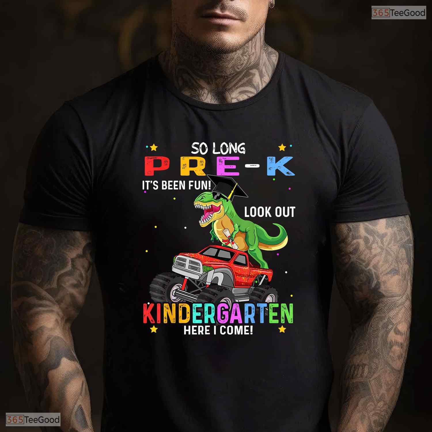 Pre K Kindergarten Graduate Cute Dinosaur Class Of 2026 Boys Youth T-Shirt