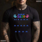 Class Of 2039 Handprint For Grades Kindergarten To 12th Graduation T-Shirt