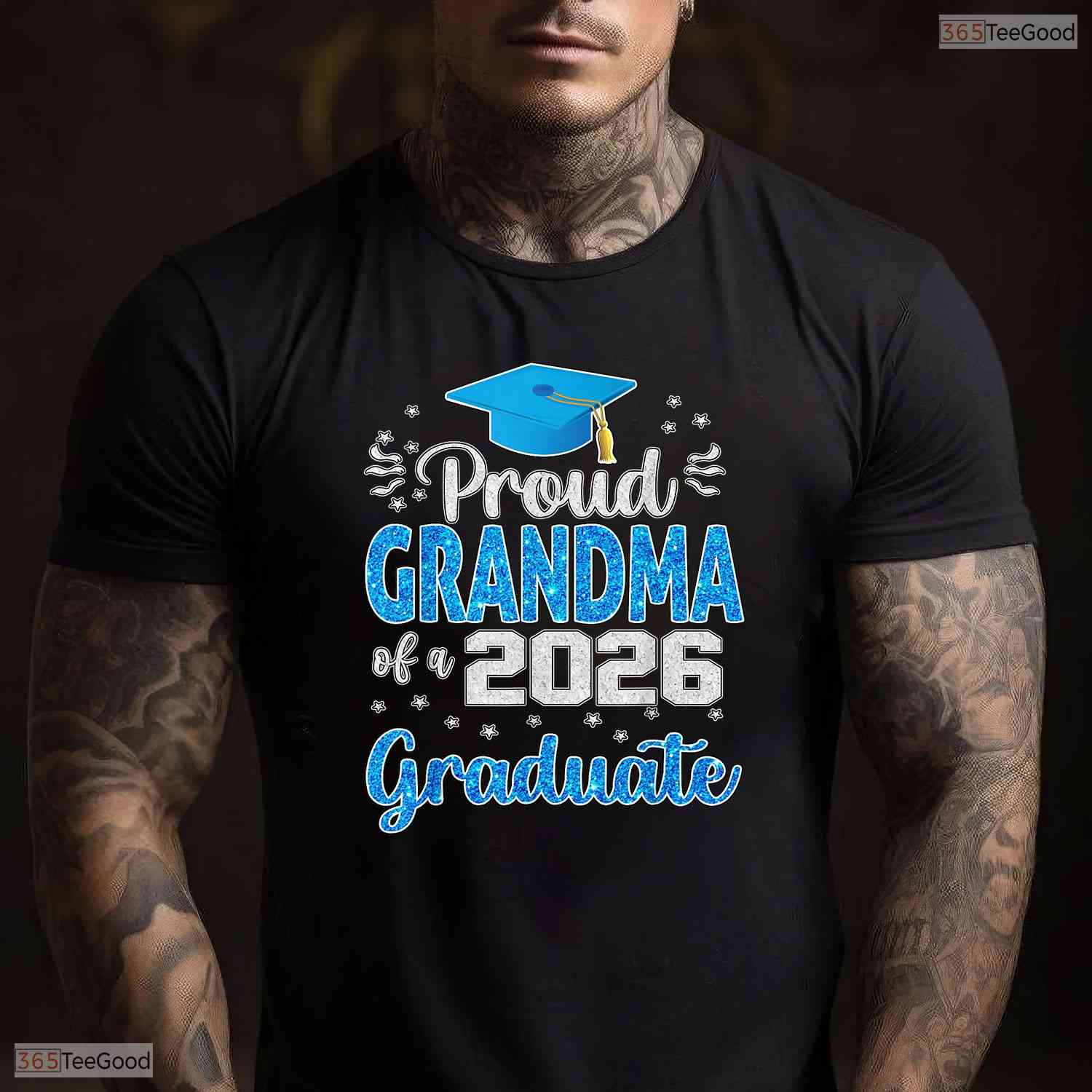 Senior 2026 Proud Nana Of A Graduate Matching Family Ceremony Party T-Shirt