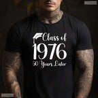Class Reunion 1976 50 Years Later Alumni Classmates Vintage High School T-Shirt
