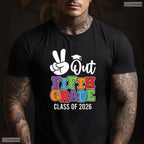 Peace Out 5th Grade 2026 Fifth Grade Grad Elementary School Moving Up Youth Shirt