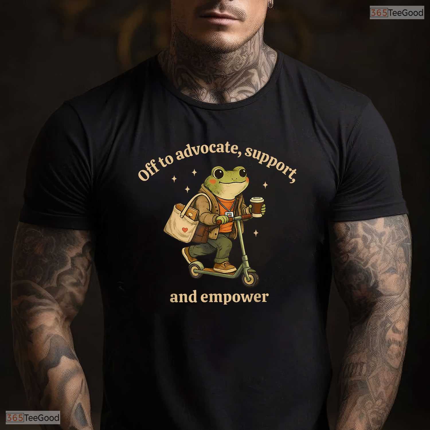 Off To Advocate Support Empower Funny Frog Social Worker Graduation T-Shirt
