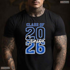 Class Of 2026 Senior Retro First Day Vintage High School Graduation Party Shirt