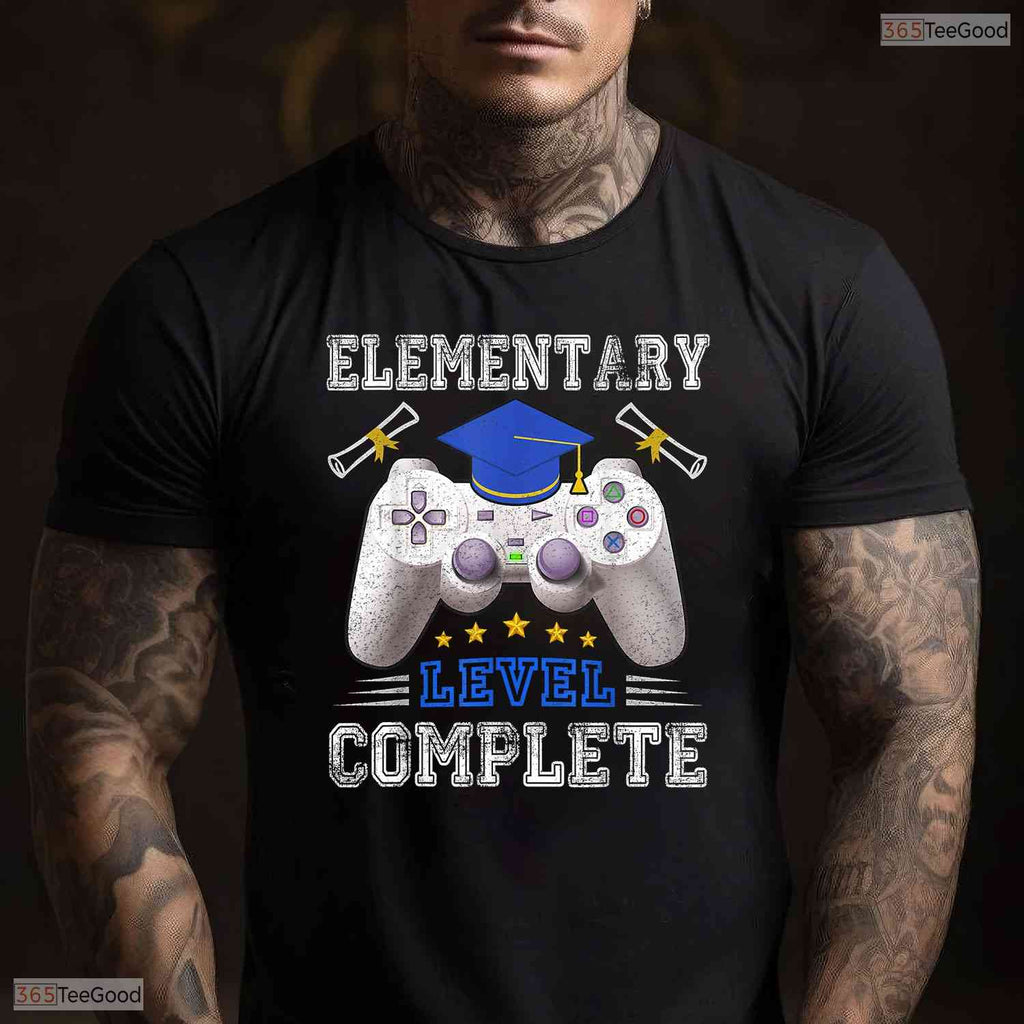 Elementary Level Complete Class Of 2026 Graduation Moving Up Youth T-Shirt
