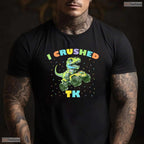 I Crushed TK Transitional Kindergarten Graduate Moving Up Ceremony Youth Kids T-Shirt