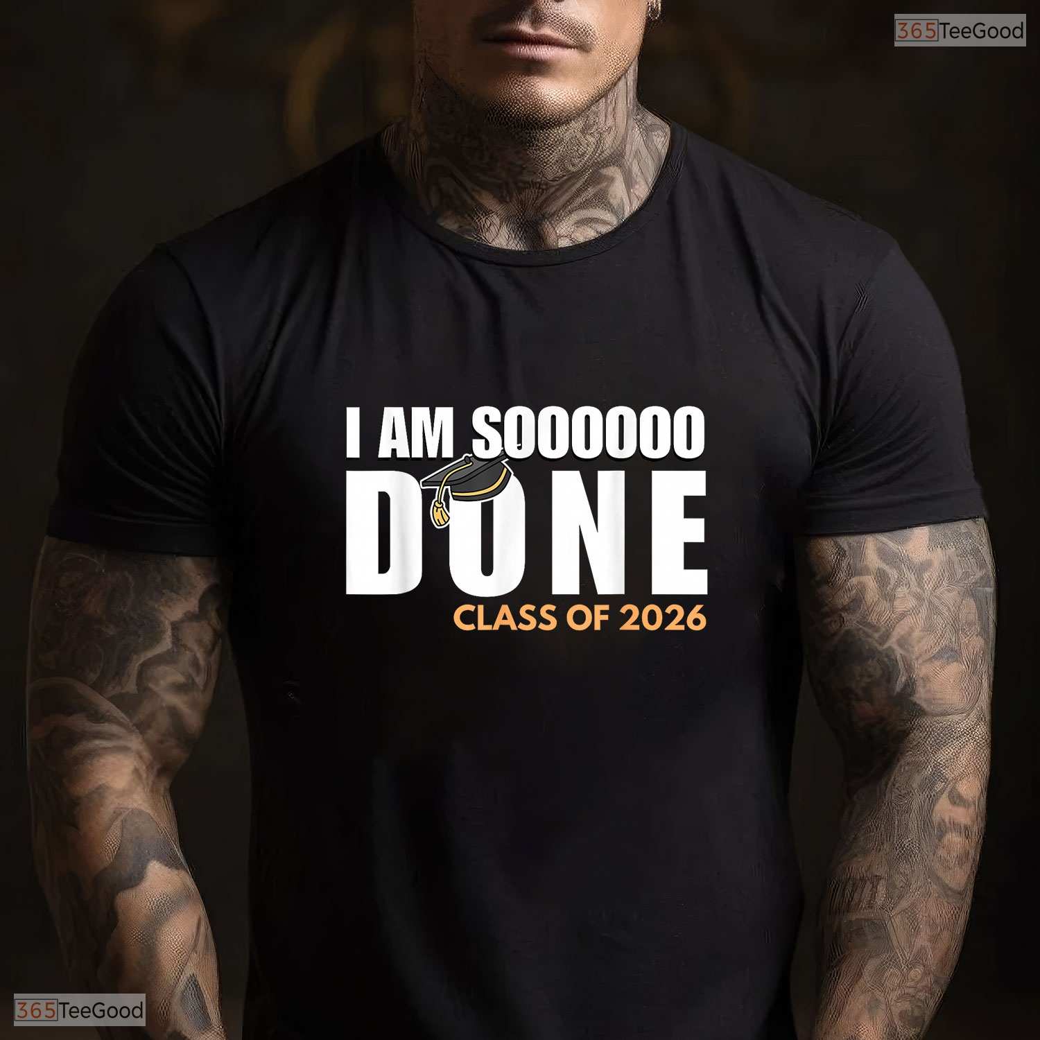 I Am So Done Class Of 2026 Senior Graduate High School Funny Party T-Shirt